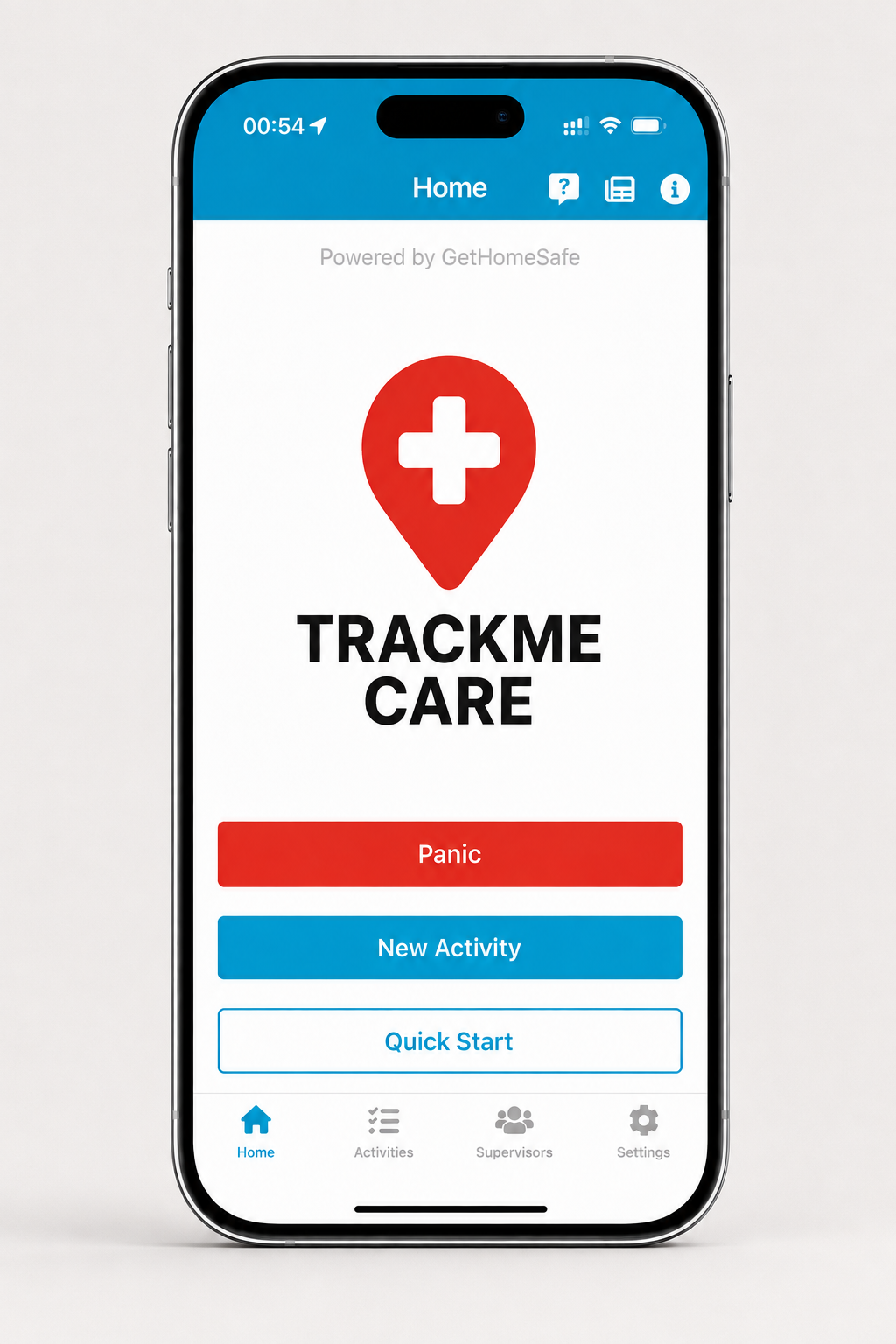 Caregiver notification app with real-time alerts